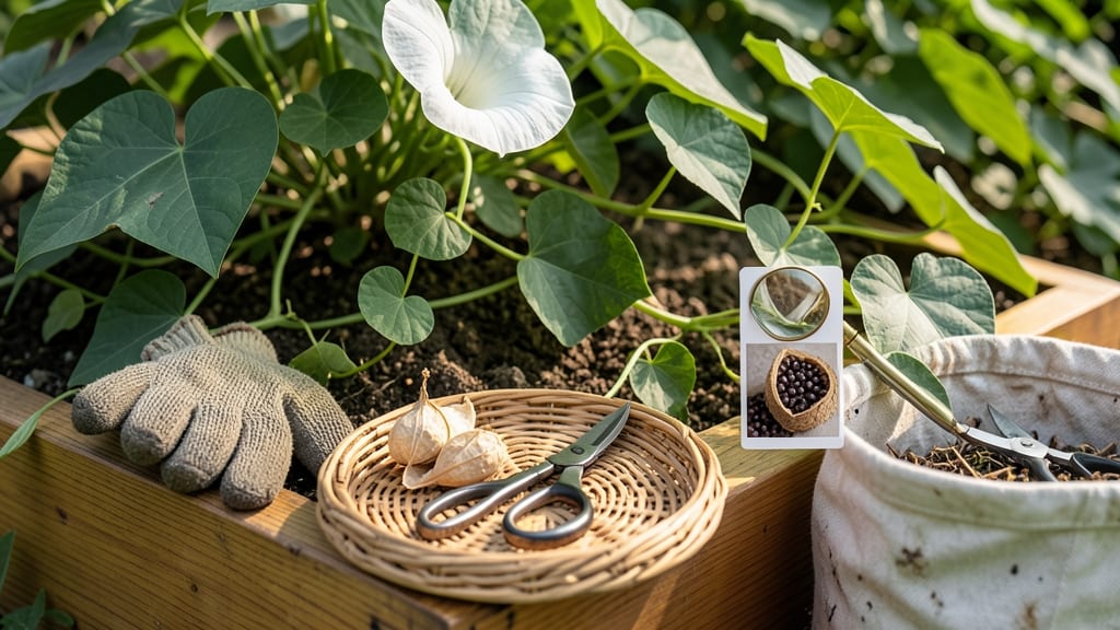 When to Harvest Moonflower Seed Pods: Identify Ripe Pods Before They Split Open