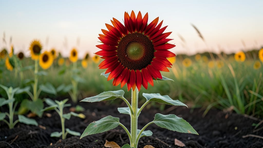 Red Sun Sunflower Height: Variety-Specific Growth Chart for 6 to 12 Feet Stalks