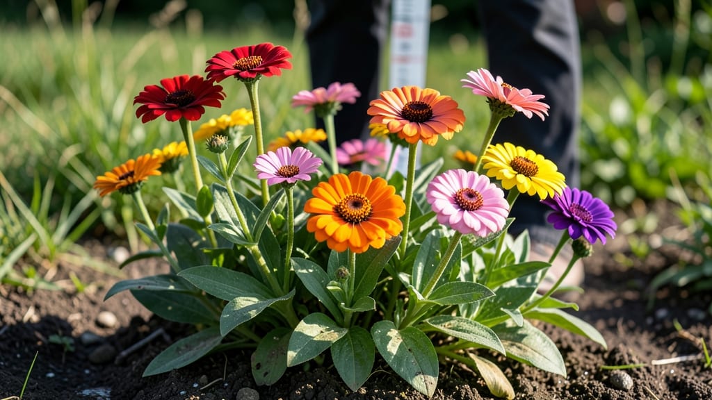 How Tall Do Zinnia Flowers Grow: Height Ranges by Variety for Garden Design