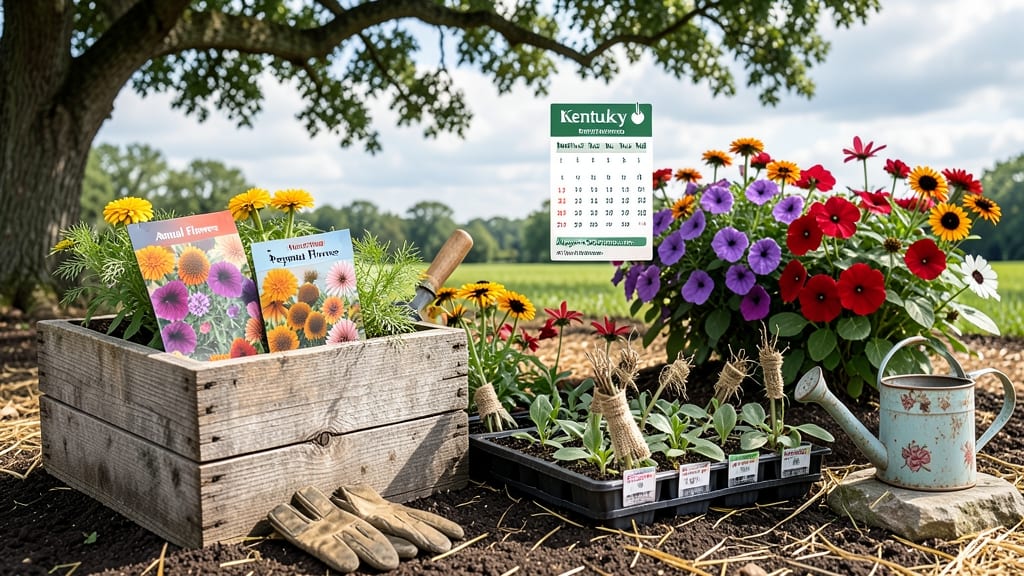 When to Plant Flowers in Kentucky: Frost-Date Cheat Sheet by USDA Zone 5b/6a
