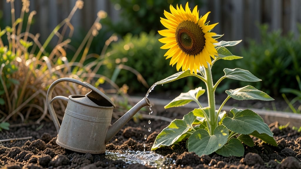 Sunflower Water Needs: Exact Schedule for Towering Stalks Without Wilting