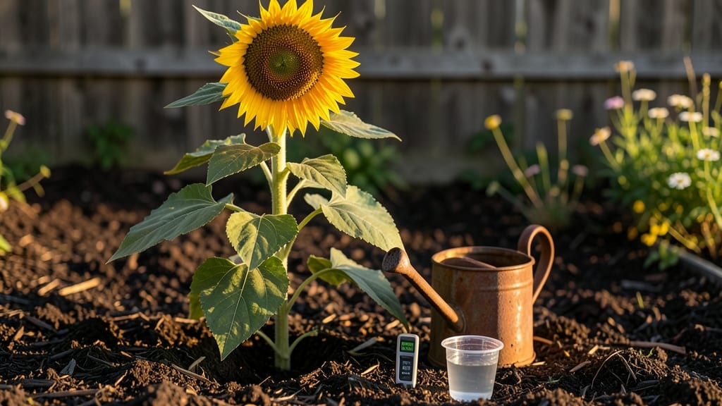 How Much Water Does a Sunflower Plant Need: Weekly Schedule for Thriving Stalks