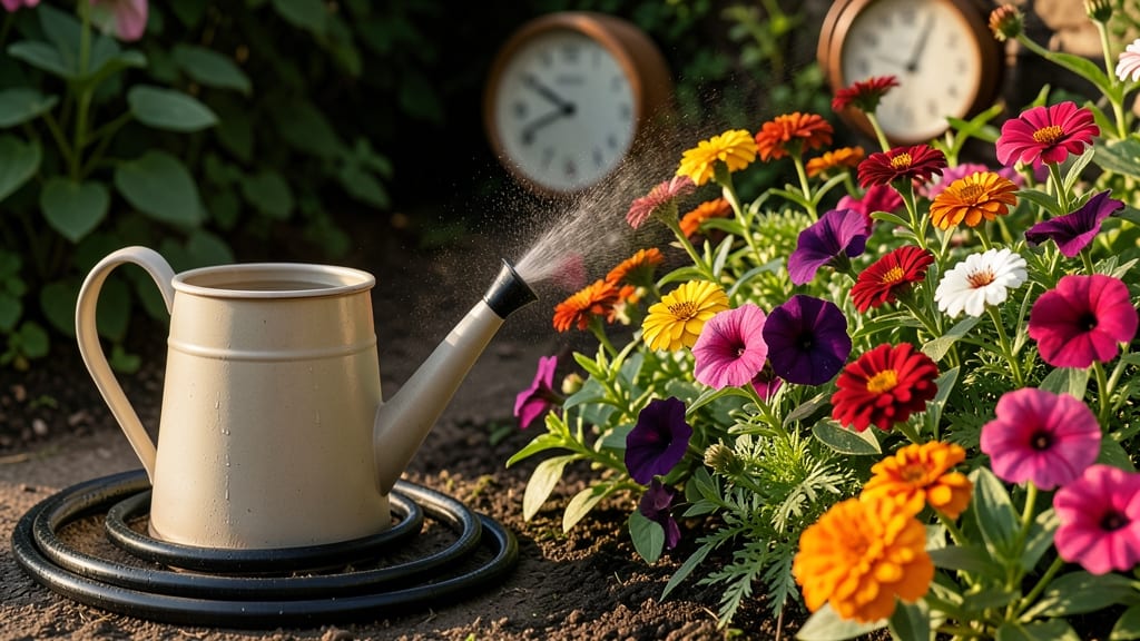 Best Time to Water Outdoor Flowers: Morning Routine for Zero Waste and Maximum Blooms