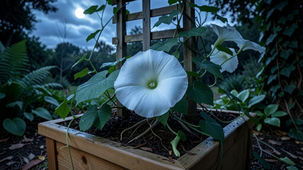 What Does a Moonflower Plant Look Like: Night-Blooming Beauty with Star-Shaped Petals