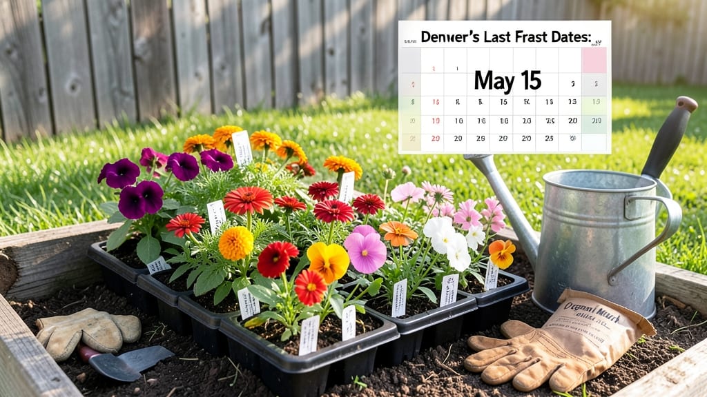 When to Plant Flowers in Denver: USDA Zone 5b Timeline for Zero-Frost Success