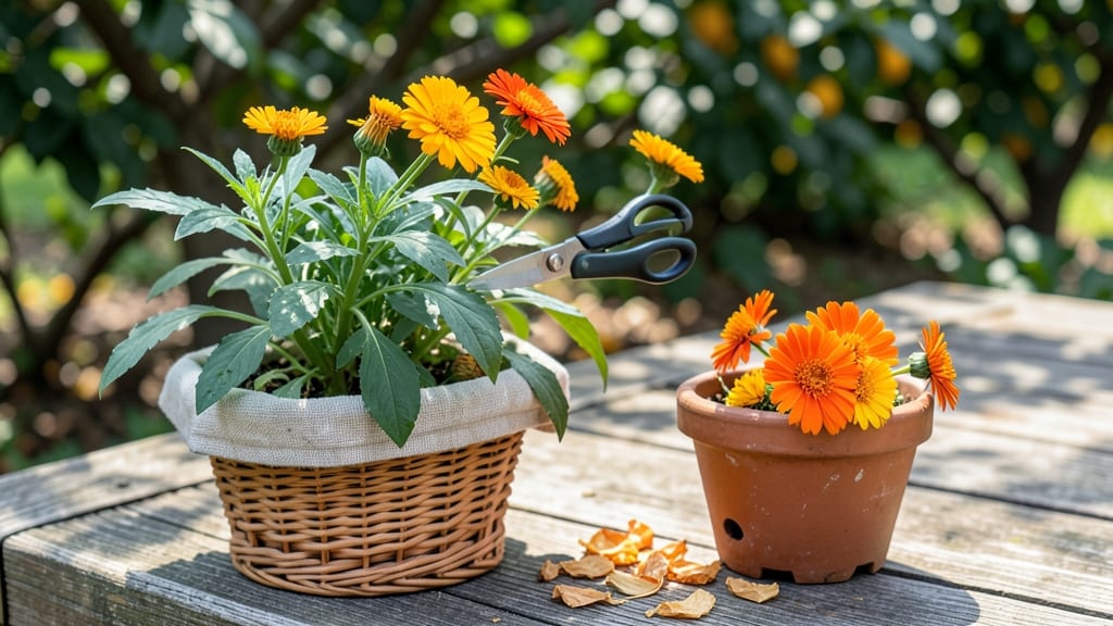 When to Harvest Calendula Flowers: Petal Color Shift Test for Peak Potency