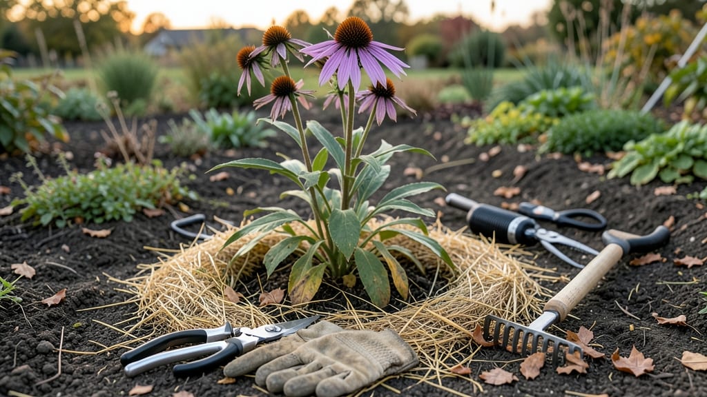 How to Winterize Coneflowers: Cut Back Dead Stems for Stronger Spring Regrowth