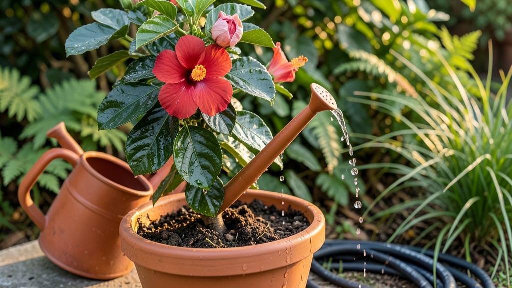 Hibiscus Flower Watering: Soil Moisture Secrets for Vibrant Blooms