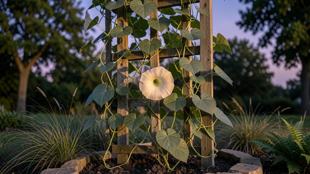 How Tall Will Moonflower Grow: Vining Guide for Trellis Support
