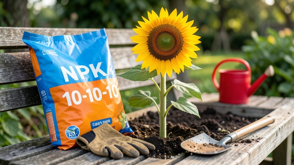Sunflower Fertilizer 10-10-10: Exact Feeding Schedule for 12-Foot Stalks