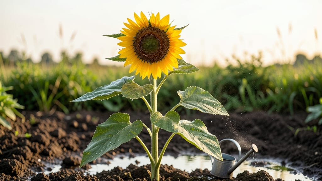 Water for Sunflowers: Deep Soak Secrets for Towering Stalks Without Wilting