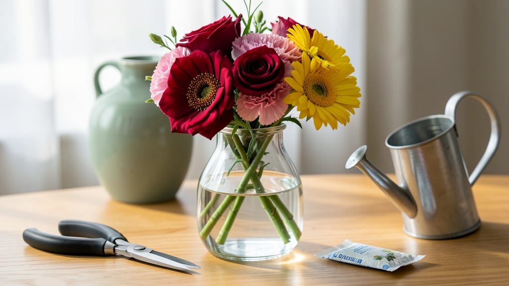 How Much Water Do Flowers Need in a Vase: Daily Refresh Tricks for Longer Life