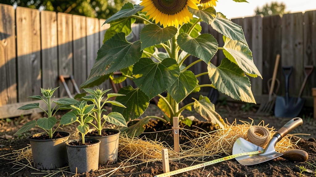 Mammoth Sunflower Plant Spacing: Proven Layouts for Towering Stems Without Crowding