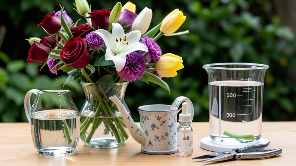 How Much Water in a Vase for Flowers: Precision Formula for Longer-Lasting Blooms
