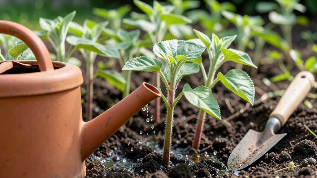 How Often to Water Sunflower Seedlings: The 2-3 Inch Soil Test Method