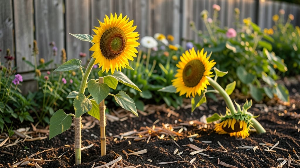 Do Sunflowers Need Support: Stake or Cage Secrets for Tall Varieties