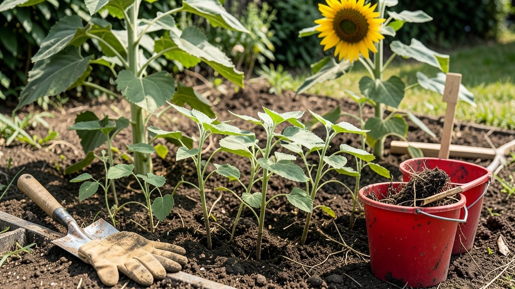 When to Thin Sunflower Seedlings: Optimal Spacing for Towering Stalks Without Crowding